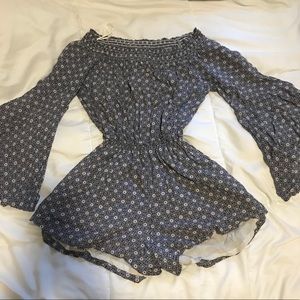 Off the shoulder Romper